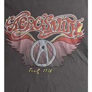 Aerosmith 1978‎ Tour Tee Abercrombie Fitch Womens Small Graphic Band Shirt thumbnail 3