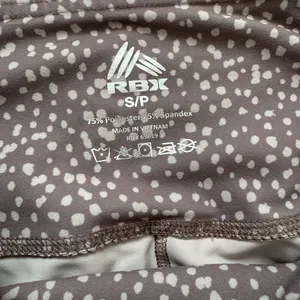 RBX Women's Leggings Size Small With Crossover Ankle Design and Polka Dot Print thumbnail 5