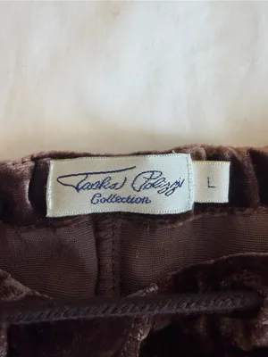 NWT Tasha Polizzi Collection Brown Velvet Skirt Size Large Romantic Western T5 thumbnail 3
