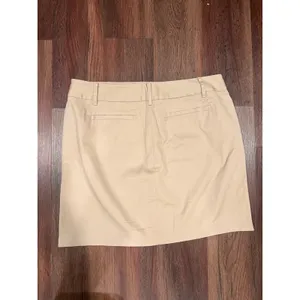 Ann Taylor Loft Cotton Preppy Classic Khaki Short Skirt size 10 thumbnail 2