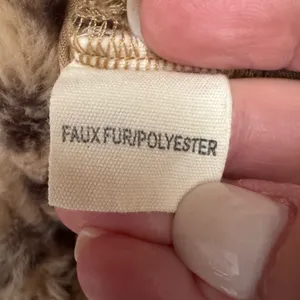 Pink Lily Faux Fur Leopard Print Quarter Zip Pullover (Oversized) thumbnail 5