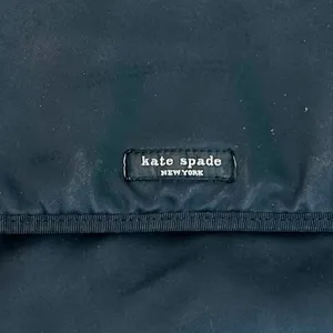 Kate Spade Black Nylon Messenger Laptop Bag Adjustable Crossbody Strap thumbnail 2