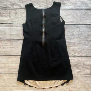 Boston Proper Black Lace Overlay‎ Cocktail Midi Dress Womens Medium Whimsigoth thumbnail 5