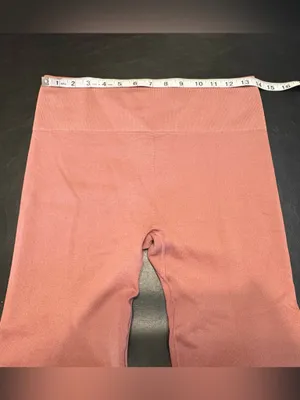 Fabletics Mauve High-Waist Seamless Leggings with Leopard Jacquard pattern Sz M thumbnail 6