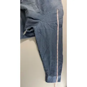 Old Navy Cropped Denim Button Down Shirt Light Wash Chambray‎ Western NWT XL thumbnail 8