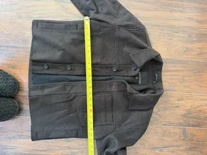 Brown Cropped Button-Front Jacket thumbnail 11