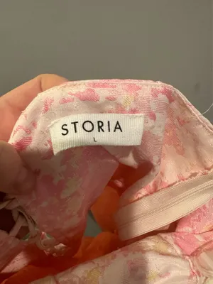 Storia Jacquard Strapless Corset Back Cocktail Dress thumbnail 7