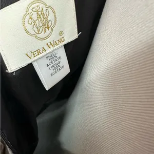 Vera Wang sz 10 gray long formal dress thumbnail 4