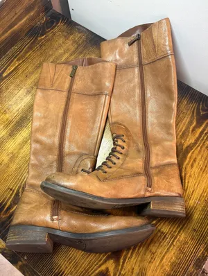 Vince Camuto Brown Tall Boots Size 7.5‎ thumbnail 1
