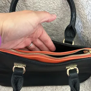 Dream Control Purse Black & Orange Satchel Crossbody Strap Rocker Boho Festival thumbnail 5