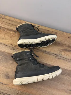Sorel Explorer II Joan Dual Zip Waterproof Insulated Winter Snow Boots Gray thumbnail 10