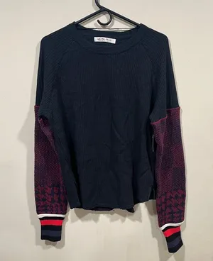 NWT We The People Free People Mod About You Cuff Raglan In Size small thumbnail 4