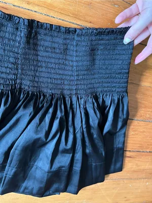 Natural Life Black Daisy Athletic Skirt xs thumbnail 7