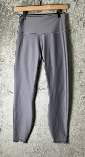 Alo Yoga Airlift High Waist Leggings Gray Sculpting Compression Activewear Med thumbnail 1