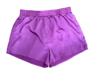 Ellis One purple elastic waist lightweight shorts casual comfortable‎ lingerie thumbnail 1