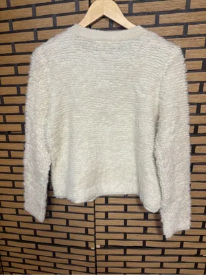 Lucky brand cream button front cardigan size small thumbnail 2