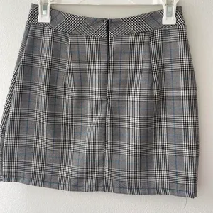 Blue Blush Plaid Mini Skirt thumbnail 2