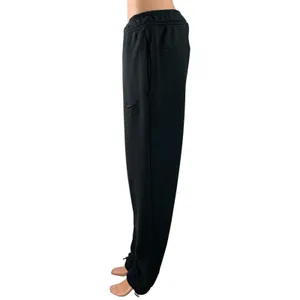 Nike Black Elastic Waist Drawstring Tapered Lounge Trousers Jogger Pants Size M thumbnail 2