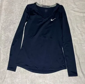 Nike pro‎ blue top M thumbnail 1