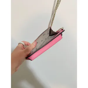 Kate Spade Phone Crossbody Womens Pink Leather Chain Strap Mini Bag Wallet thumbnail 8