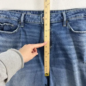 a.n.a. A New Approach Sz 14 Jeans‎ Mid Rise Boyfriend Straight Distressed Grunge thumbnail 12