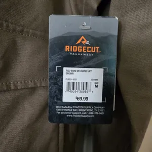 Ridgecut Insulated Work Jacket Women Brown Utility Duck Canvas Coat Size Medium thumbnail 7