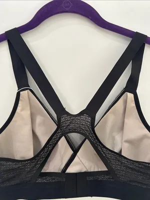 Lululemon Awake To Lace Bra 34D Black Barely Beige Wireless Sports Bra W2AQVS thumbnail 11