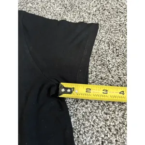 Zara black short-sleeve crew neck t-shirt L thumbnail 7