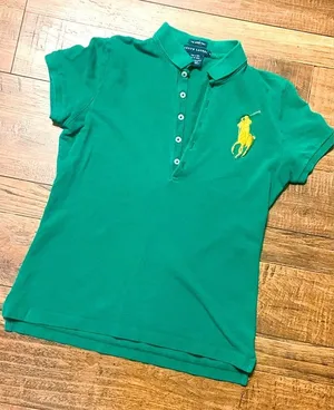 Ralph Lauren Big pony polo green yellow preppy spring y2k classic top casual sporty designer thumbnail 1