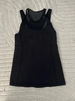 Vintage Lululemon Tank Top Black thumbnail 1