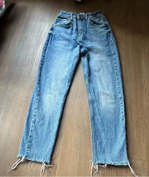 Urban Outfitters BDG Edie High Waisted Raw Hem Skinny Jeans Size 27 thumbnail 1