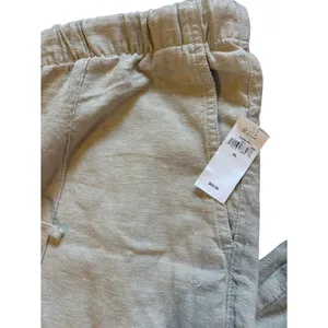 GAP NEW Pull On Wide Leg Linen Blend Pants Womens Size XL Beige thumbnail 4