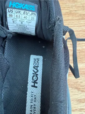 Hoka Mach 4 Running Shoes Women’s Size 8 Black Gray Road Running Sneakers thumbnail 7