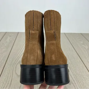 Dolce Vita Women's Layton Chelsea Booties 6M Dark Brown Suede $150 thumbnail 8