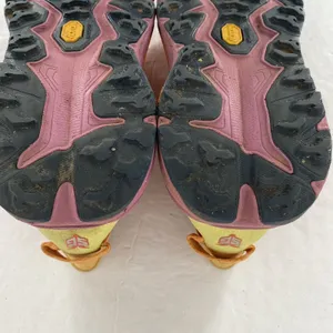 Hoka One One Speedgoat 6 Womens 9.5 Trail Running Shoes Orange Red Vibram thumbnail 8