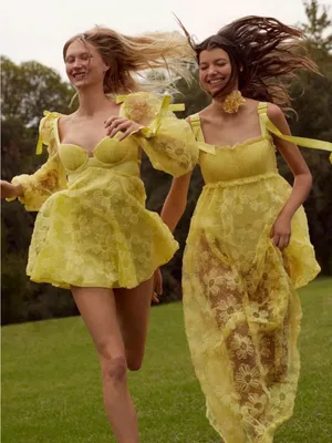 For Love & Lemons Emma Maxi Dress thumbnail 2
