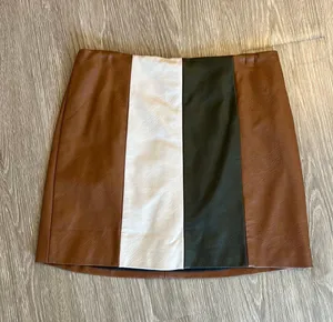 Boutique Leather Skirt Brown Size M thumbnail 1