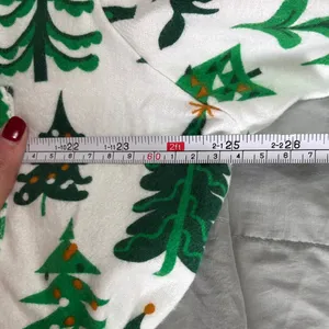 Nordstrom Green Evergreen Tree Patterned Fleece Pajama Set Size 1X NWT‎ thumbnail 9