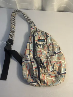 KAVU Rope Bag‎ Geometric Print Sling Crossbody Backpack Outdoor Hiking thumbnail 1
