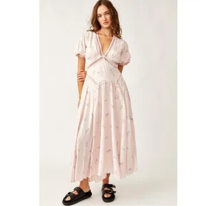 Free People Ethereal Dainty Still In Love Maxi Dress Floral Cottage 10 Medium thumbnail 10