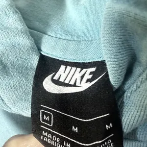 Nike Hoodie Womens Medium Light Teal NSW Center Swoosh Pull Over Fleece thumbnail 4