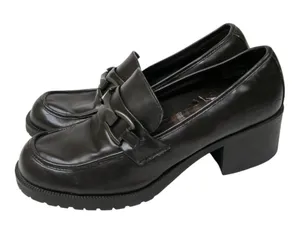 Vintage 90s So Suzzie Brown Heeled Loafers thumbnail 1
