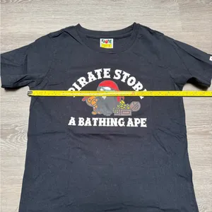 black BAPE the bathing ape pirate store t-shirt, short sleeved thumbnail 2