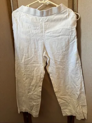 Caslon  Linen Blend Crop Pants Medium thumbnail 1