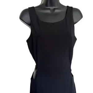 NWT Steppin Out Cut Out Maxi Dress‎ Sz 7 Black Formal Prom Evening Slit thumbnail 2