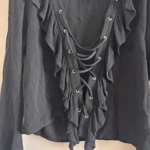 SCULLY Black‎ Ruffle Blouse Black thumbnail 3