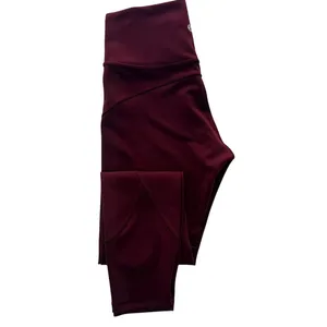 Lululemon In Movement Tight 25" *Everlux Deep Rouge Size 4 High Rise Gym Run thumbnail 2