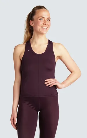 Planet Nusa Everyone Tank Deep Burgundy‎ Racerback Activewear Top Small thumbnail 1