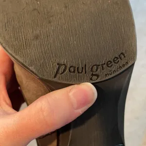 Paul Green Brown Leather Chunky Heel Ankle Boots Womens 10 Fall Slouchy Booties thumbnail 5
