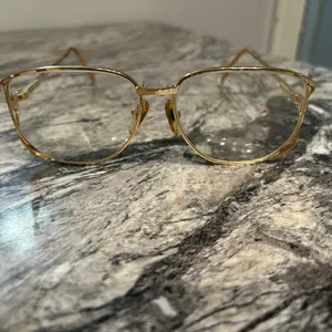 Elegant Gold Frame Glasses thumbnail 2